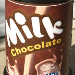 Chocolate Milk Recycling Bin